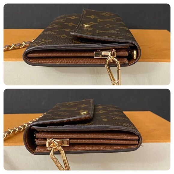 LOUIS VUITTON Monogram Sarah Wallet to Crossbody Shoulder Bag 💼 CT0046 - Picture 11 of 16